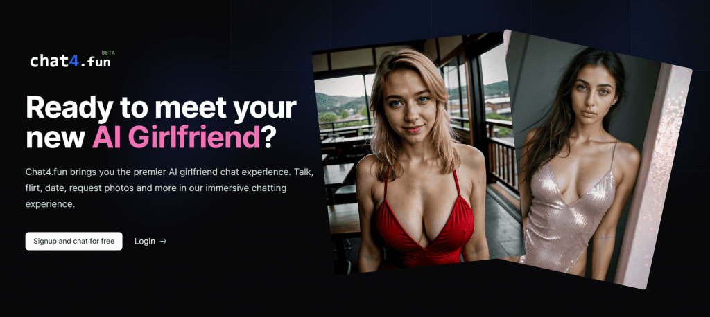 The best AI Girlfriend app is chat4.fun